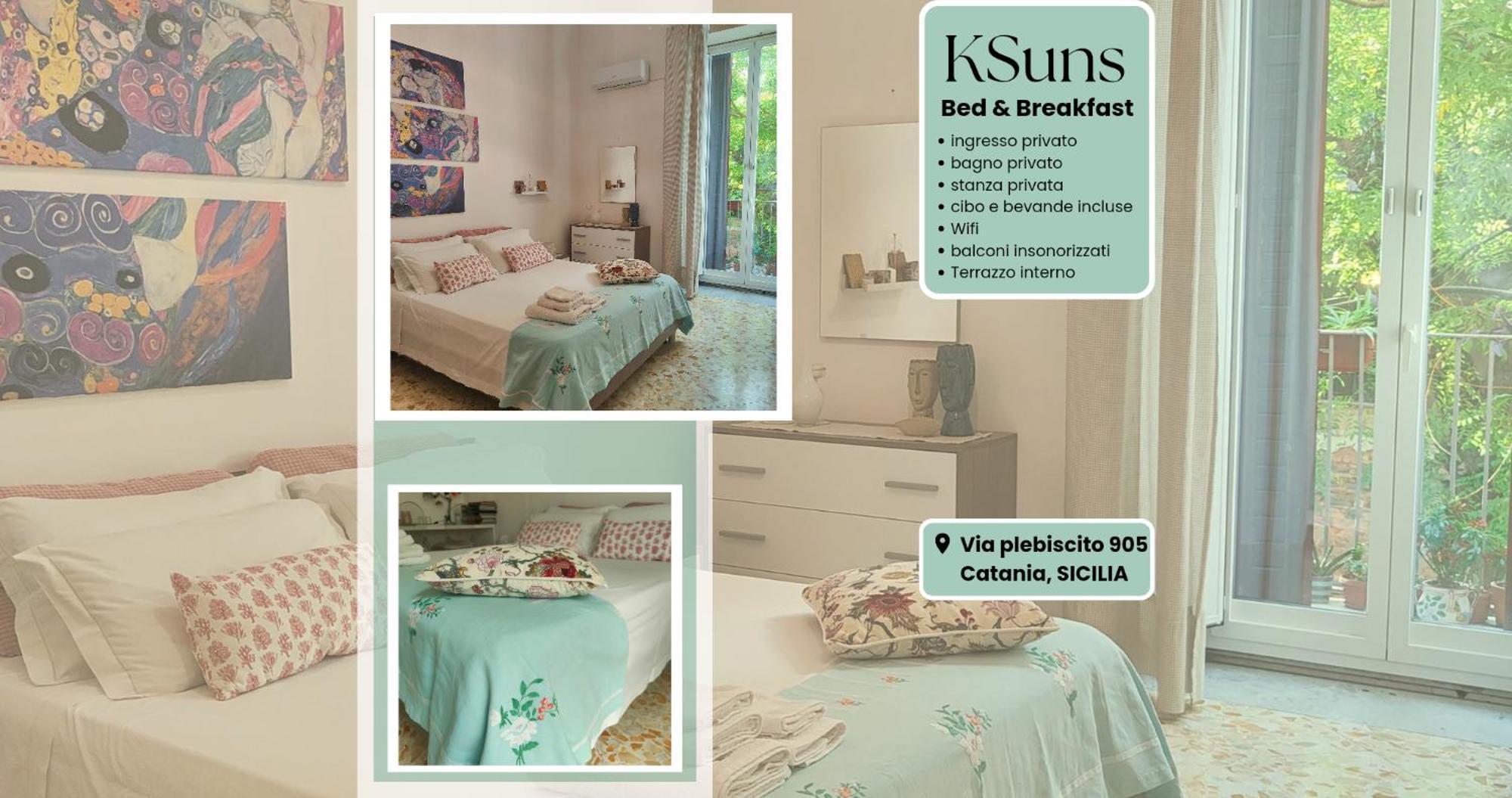 Bed and Breakfast Ksuns Катания Экстерьер фото